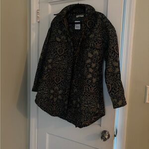 Free People Tapestry Fog Jacquard Shirt